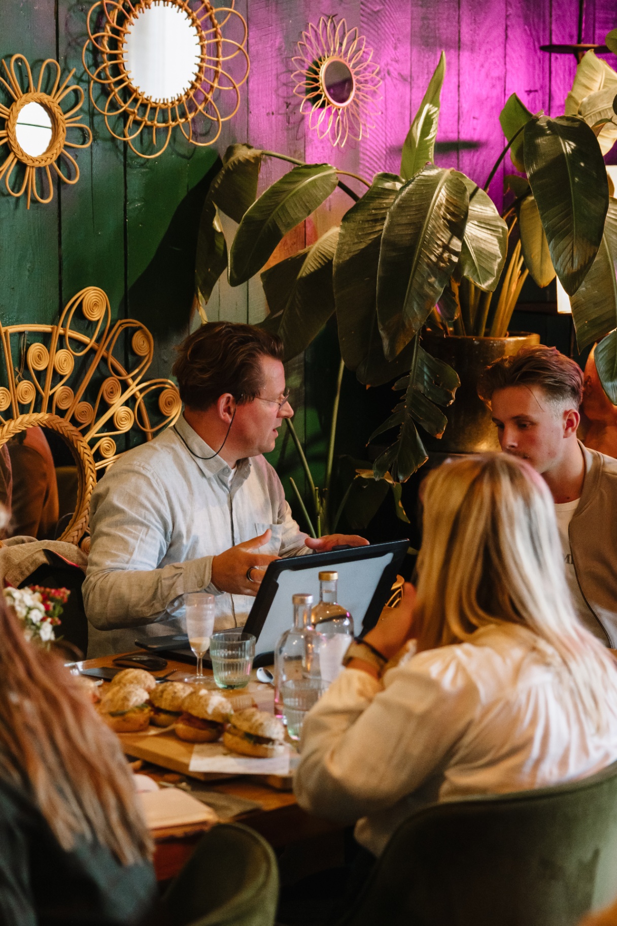 Break-out gesprek aan tafel